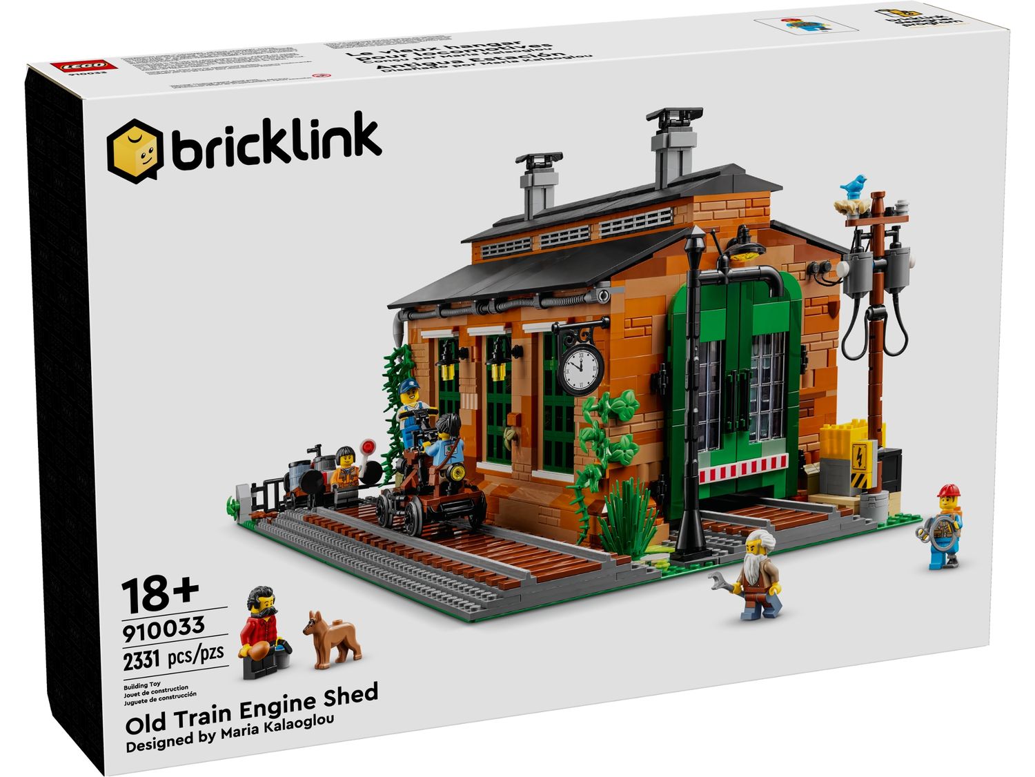 LEGO BrickLink Designer Program 910033 - Old Train Engine Shed