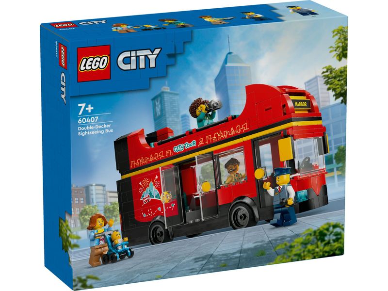 LEGO City 60407 - Red Double-Decker Sightseeing Bus