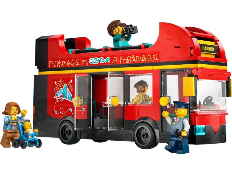 LEGO City 60407 - Red Double-Decker Sightseeing Bus