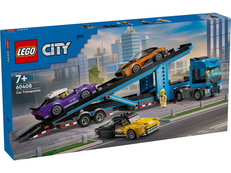 LEGO City 60408 - Car Transporter Truck with Sports Cars