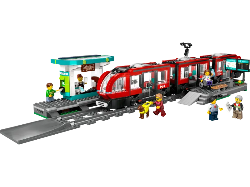 LEGO City 60423 - Downtown Streetcar and Station