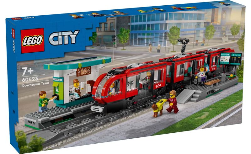 LEGO City 60423 - Downtown Streetcar and Station