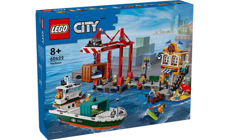 LEGO City 60422 - Seaside Harbor with Cargo Ship