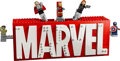 LEGO Marvel 76313 - MARVEL Logo & Minifigures