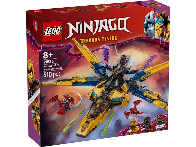 LEGO NINJAGO 71833 - Ras and Arin's Super Storm Jet