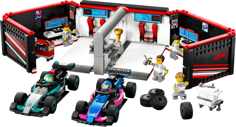LEGO City 60444 - F1 Garage &amp; Mercedes-AMG &amp; Alpine Cars