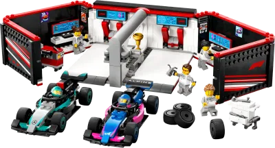 LEGO City 60444 - F1 Garage & Mercedes-AMG & Alpine Cars