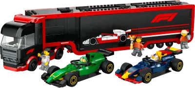 LEGO City 60445 - F1® Truck with RB20 & AMR24 F1® Cars