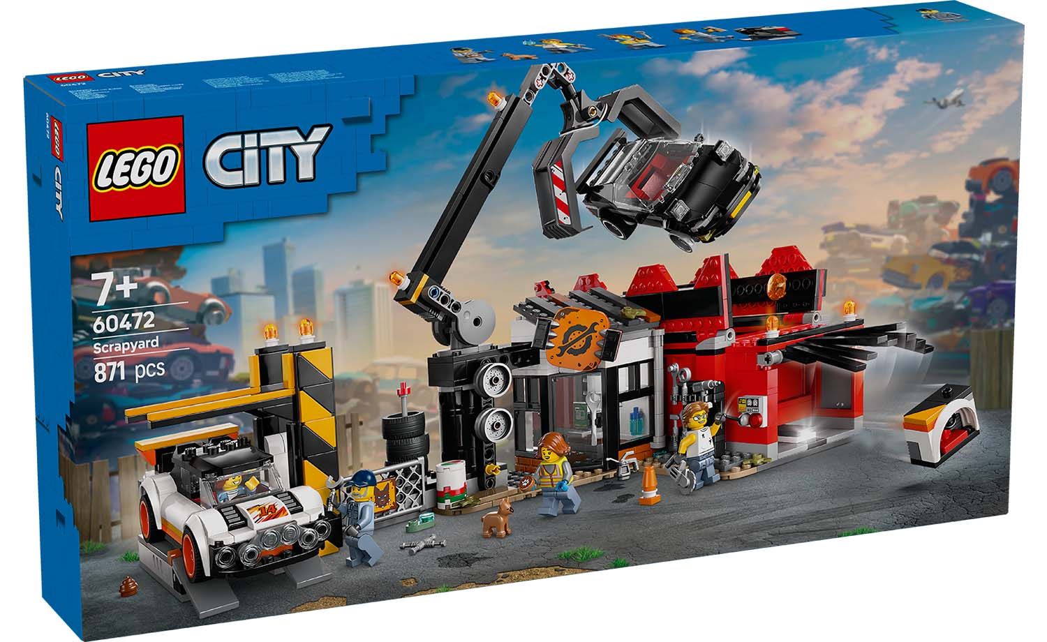 LEGO City 60472 - Scrapyard with Cars