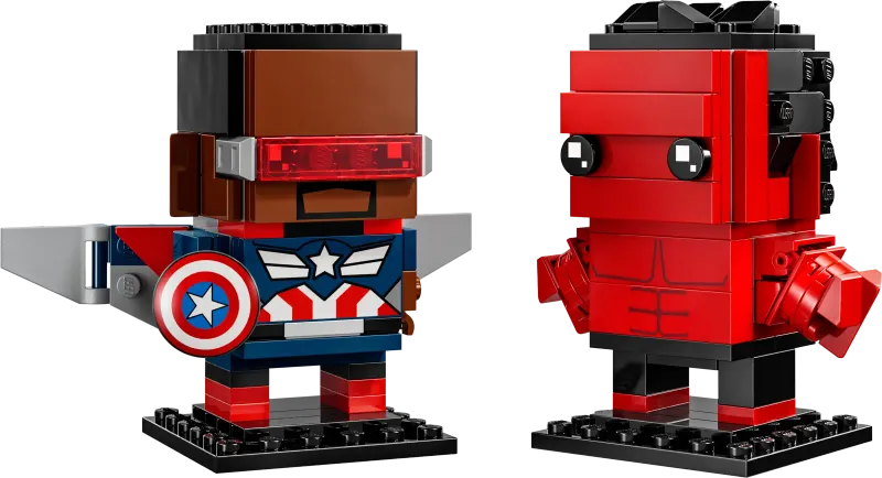 LEGO BrickHeadz 40668 - Captain America &amp; Red Hulk Figures