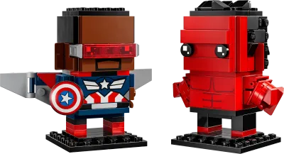 LEGO BrickHeadz 40668 - Captain America &amp; Red Hulk Figures