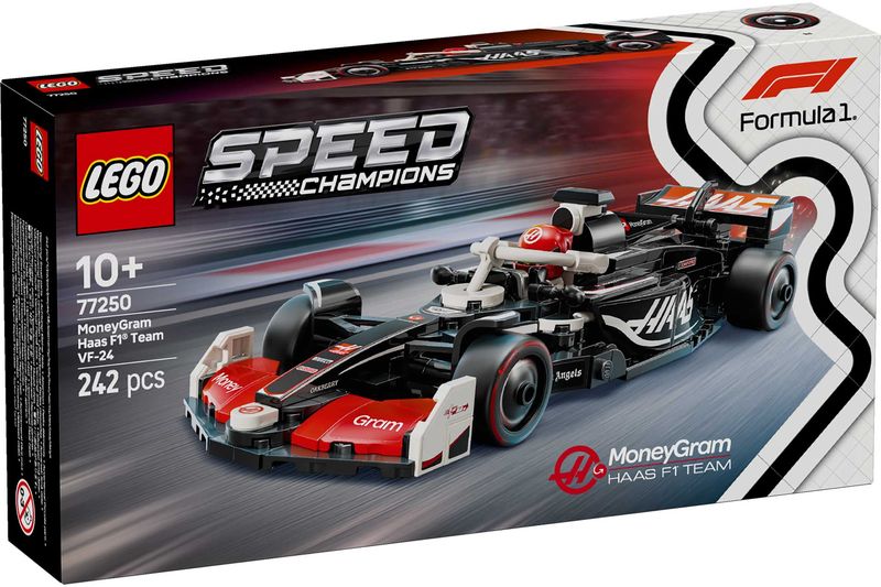 LEGO Speed Champions 77250 - MoneyGram Haas F1® Team VF-24 Race Car
