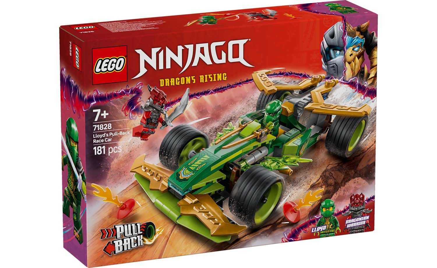 LEGO Ninjago 71828 - Lloyd's Pull-Back Race Car