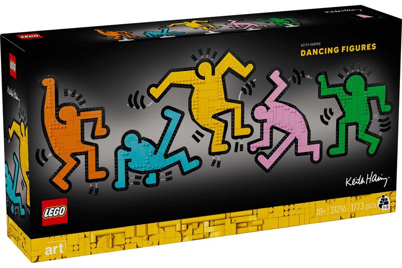 LEGO Art 31216 - Keith Haring – Dancing Figures