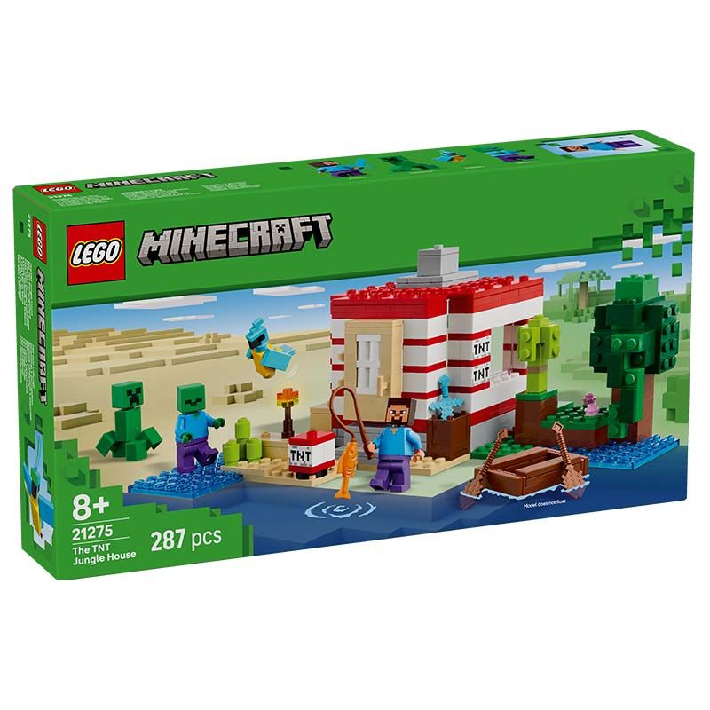 LEGO Minecraft 21275 – The TNT Jungle House