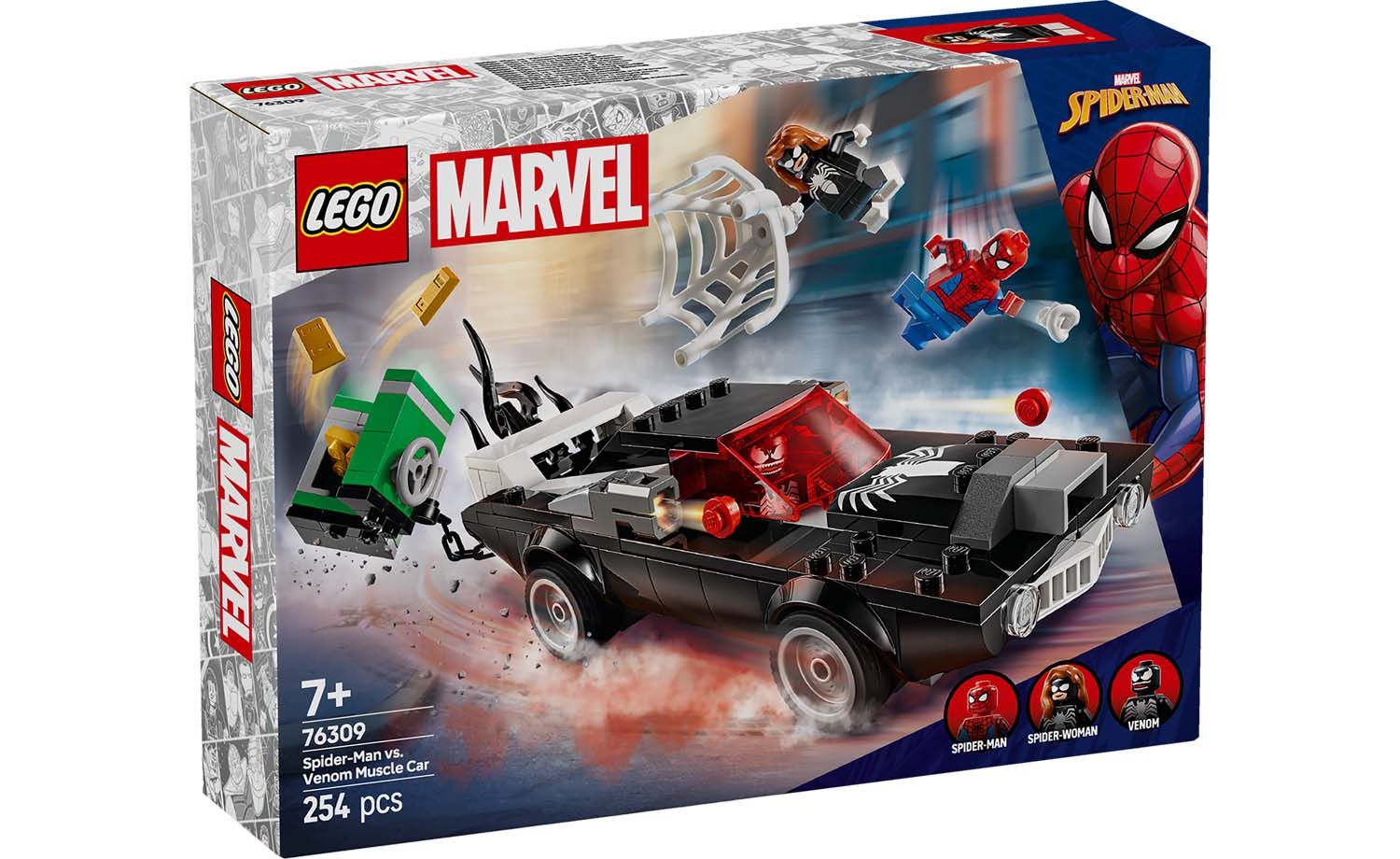 LEGO Marvel 76309 - Spider-Man vs. Venoms klassieke auto