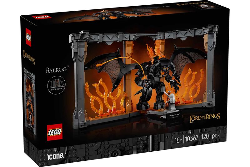 LEGO Icons 10367 - The Lord of the Rings: Balrog™ Book Nook