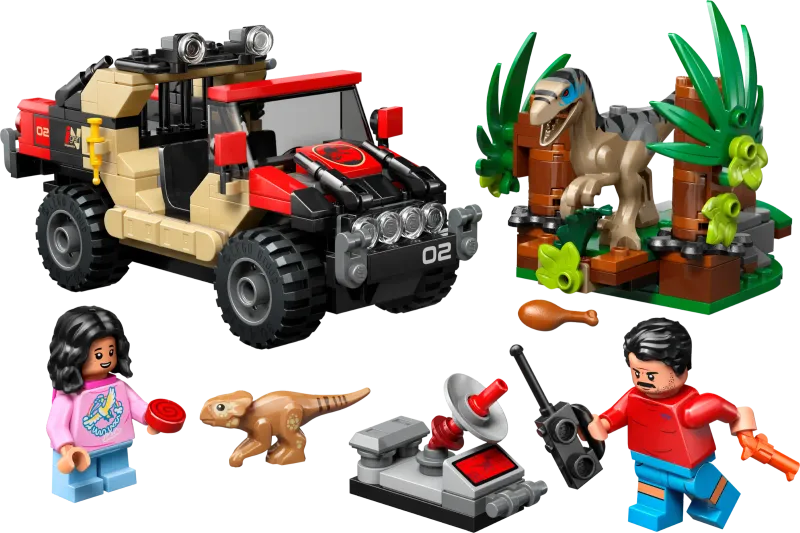 LEGO Jurassic World 76972 - Raptor Off-Road Escape