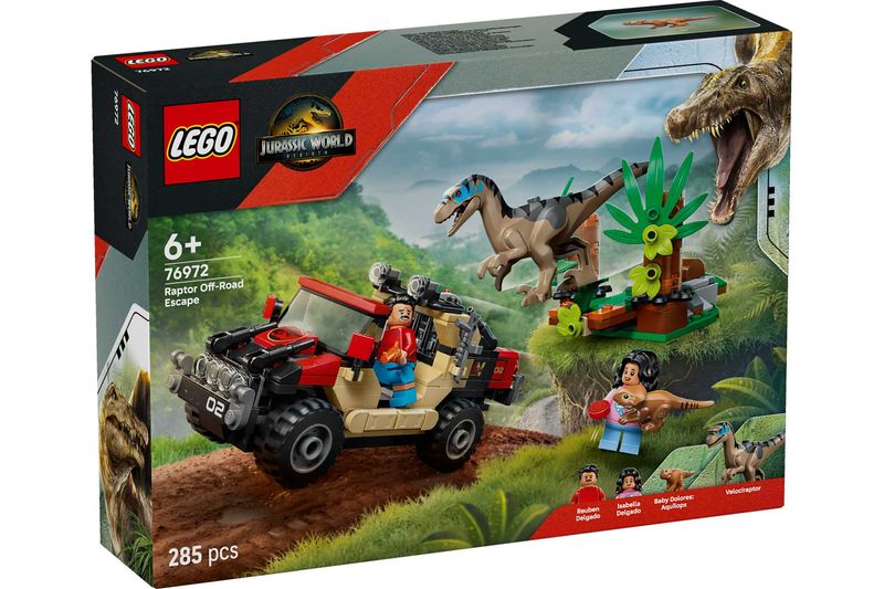 LEGO Jurassic World 76972 - Raptor Off-Road Escape