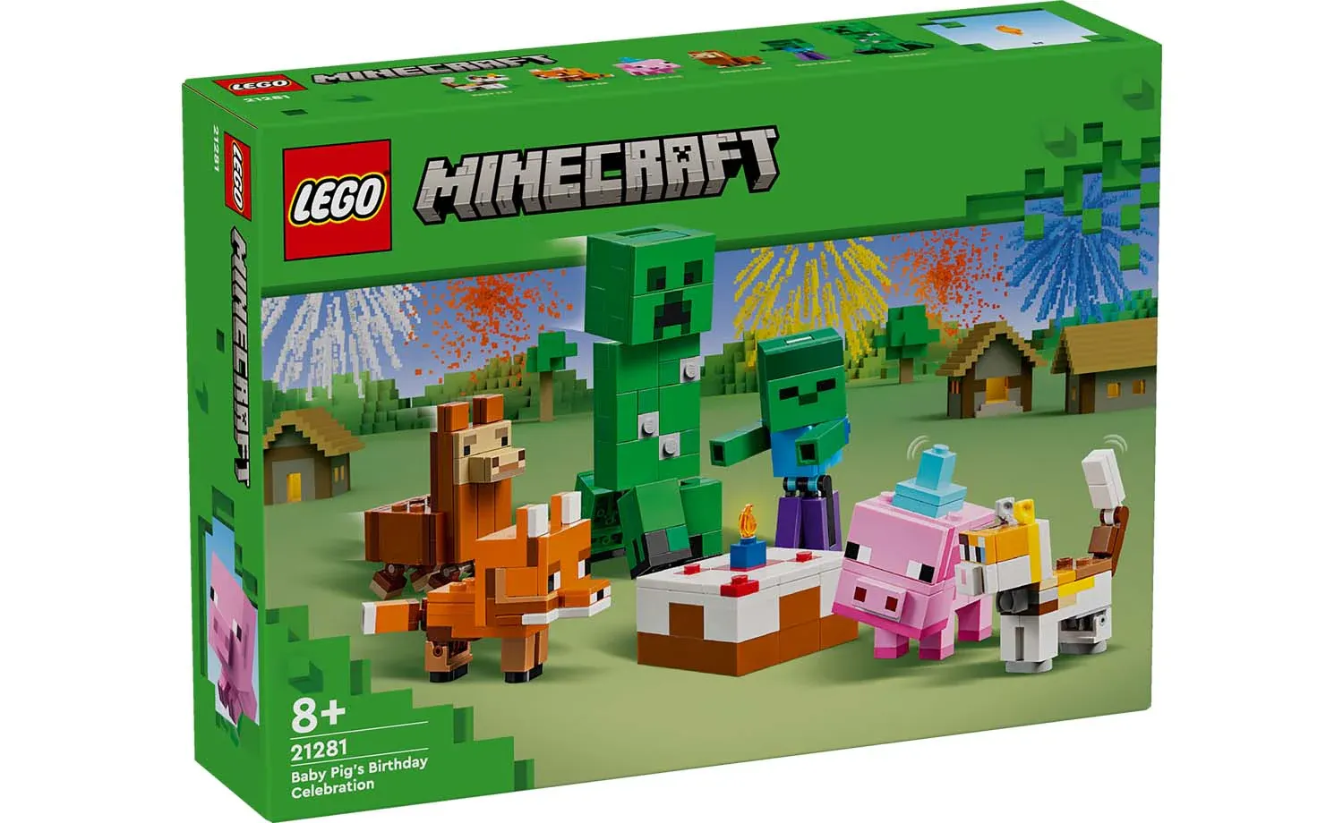 LEGO Minecraft 21281 - Baby Pig's Birthday Celebration