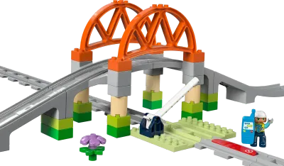 LEGO Duplo 10426 - Train Bridge and Tracks Expansion Set