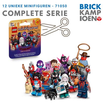 LEGO Minifigures 71050 - Spider-Man: Across the Spider-Verse (complete serie)