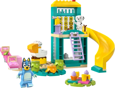 LEGO Bluey 11201 - Bluey en Chloé in de speeltuin