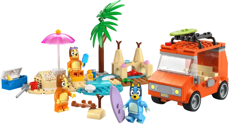 LEGO Bluey 11202 - Bluey's Beach &amp; Family Car Trip