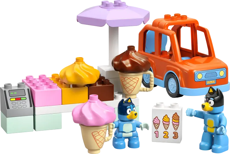 LEGO Bluey 10458 - Ice Cream Trip with Bluey