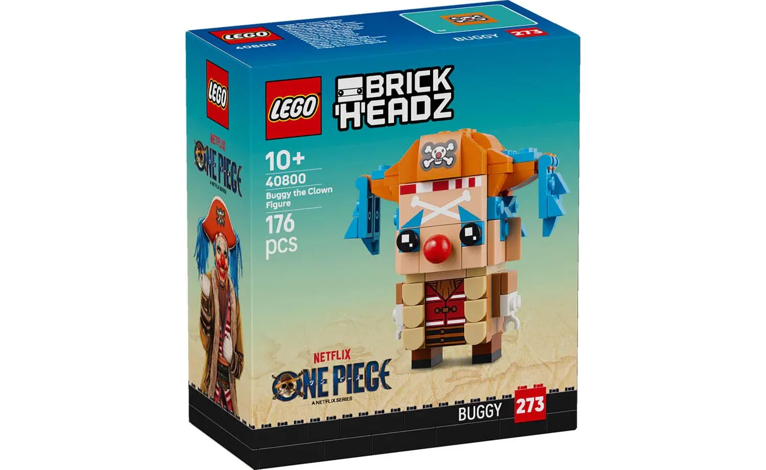 LEGO BrickHeadz 40800 - Buggy de Clown figuur