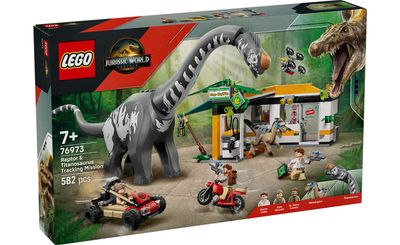 LEGO Jurassic World 76973 - Raptor & Titanosaurus Tracking Mission LEGO Jurassic World 76973 - Raptor & Titanosaurus Tracking Mission