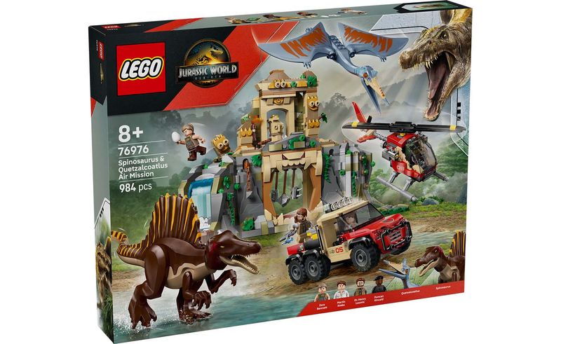 LEGO Jurassic World 76976 - Spinosaurus &amp; Quetzalcoatlus Air Mission