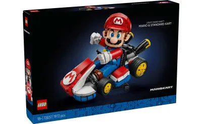 LEGO Super Mario 72037 - Mario Kart – Mario & Standard Kart LEGO Super Mario 72037 - Mario Kart – Mario & Standard Kart