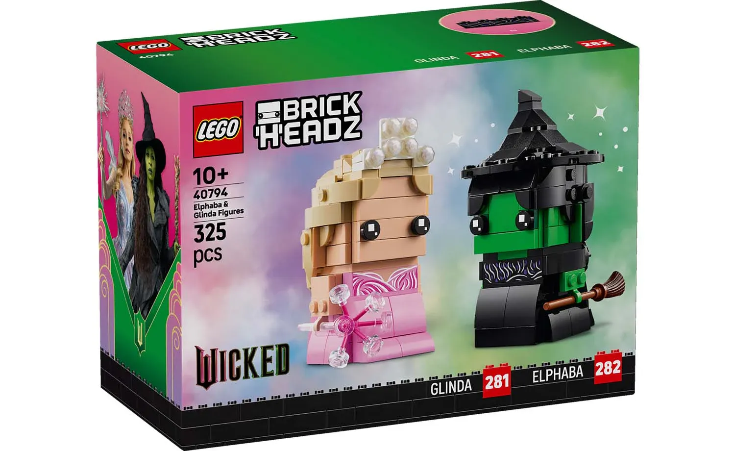 LEGO BrickHeadz 40794 - Elphaba en Glinda figuren