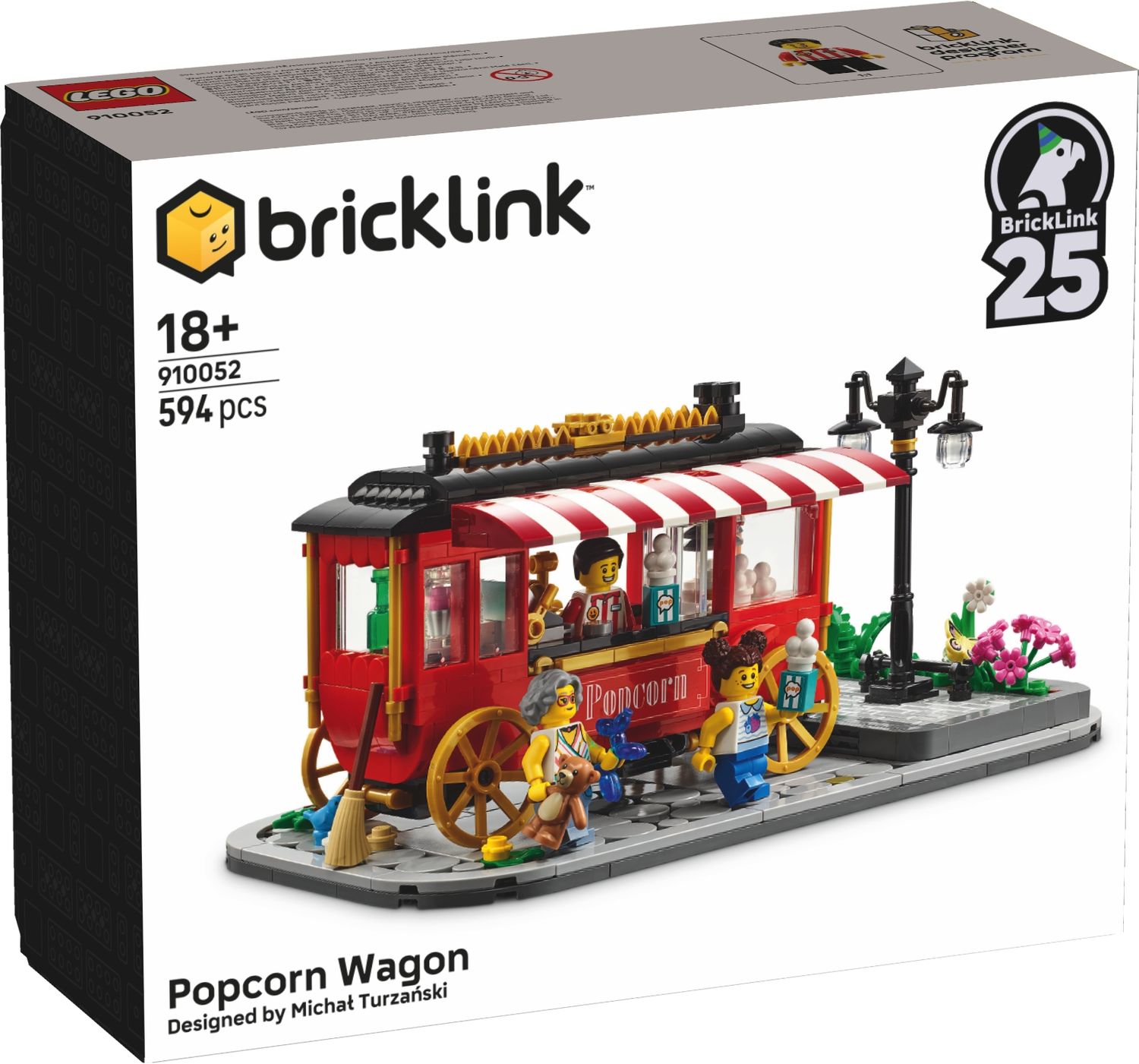 LEGO BrickLink Designer Program 910052 - Popcorn Wagon