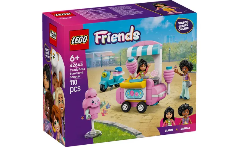LEGO Friends 42643 - Cotton Candy Stand and Scooter