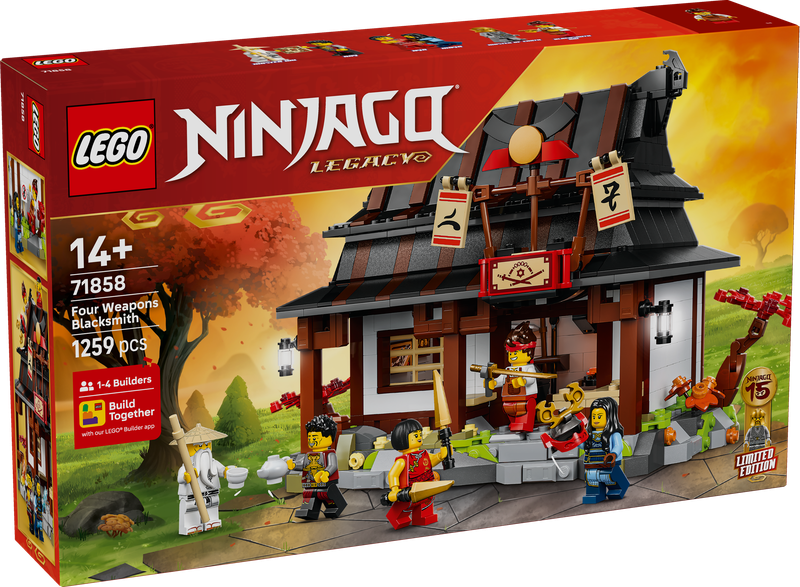 LEGO Ninjago 71858 - Four Weapons Blacksmith 15th Anniversary