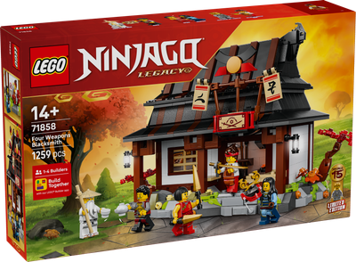 LEGO Ninjago 71858 - Four Weapons Blacksmith 15th Anniversary LEGO Ninjago 71858 - Four Weapons Blacksmith 15th Anniversary