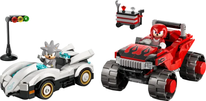 LEGO Sonic the Hedgehog 77118 - Silver's Car vs. Knuckles' Monster Truck