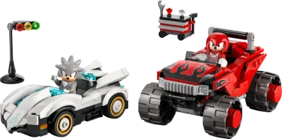 LEGO Sonic the Hedgehog 77118 - Silver's Car vs. Knuckles' Monster Truck