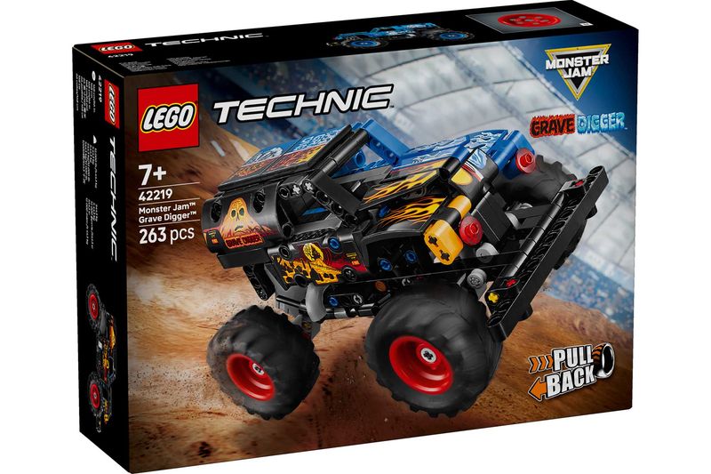 LEGO Technic 42219 - Monster Jam Grave Digger Fire and Ice