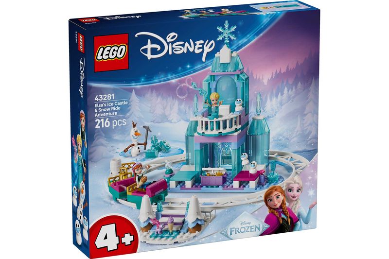 LEGO Disney 43281 - Elsa's Ice Castle and Snow Ride Adventure