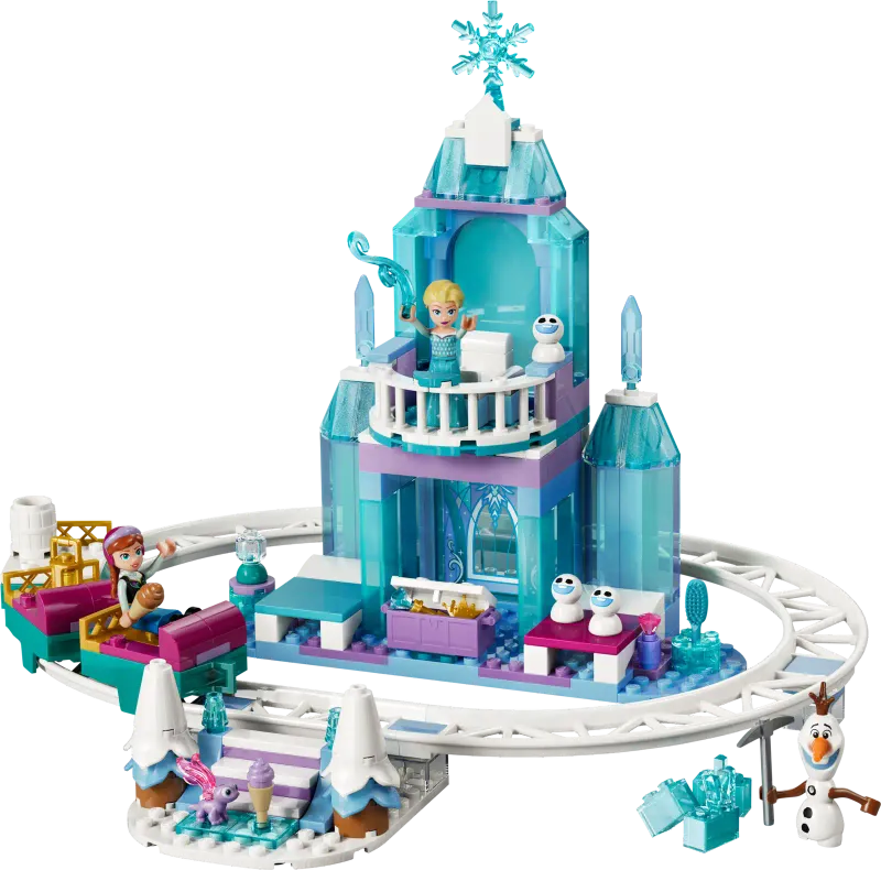 LEGO Disney 43281 - Elsa's Ice Castle and Snow Ride Adventure