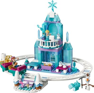 LEGO Disney 43281 - Elsa's Ice Castle and Snow Ride Adventure