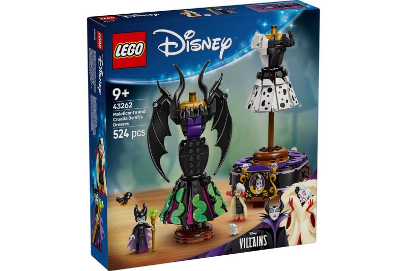 LEGO Disney 43262 - Maleficent's and Cruella De Vil's Dresses