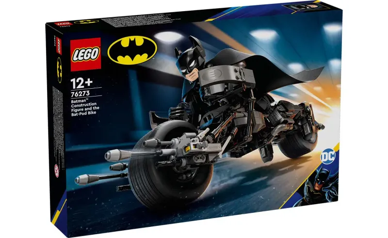 LEGO Batman 76273 - Batman Construction Figure and the Bat-Pod Bike