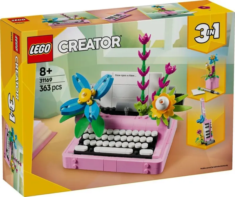 LEGO Creator 3-in-1 31169 - Typewriter with Flowers