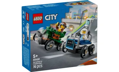 LEGO City 60459 - Airplane vs. Hospital Bed Race Car Pack