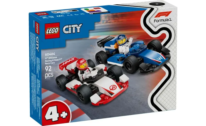 LEGO City 60464 - F1® Williams Racing &amp; Haas F1® Race Cars
