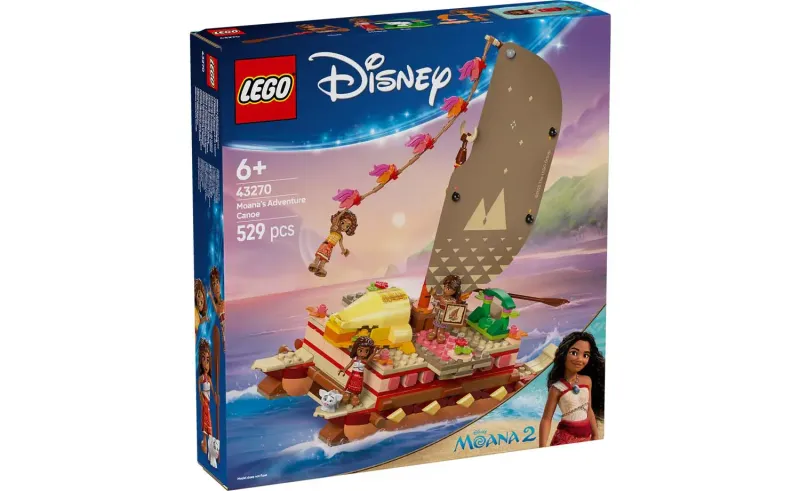LEGO Disney 43270 - Moana's Adventure Canoe